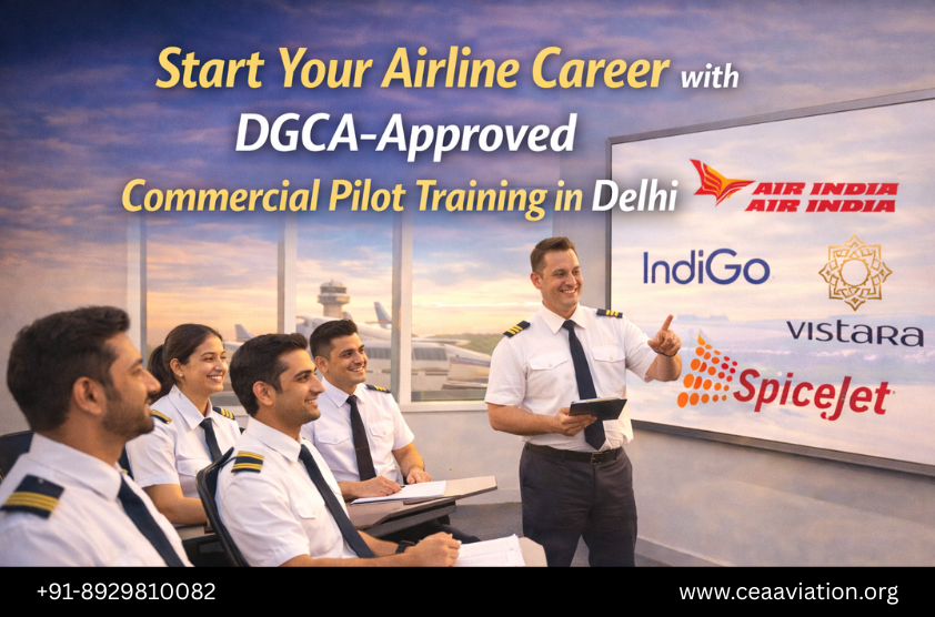 Start Your Airline Career with DGCA-Approved Commercial Pilot Training in Delhi | CEA Aviation