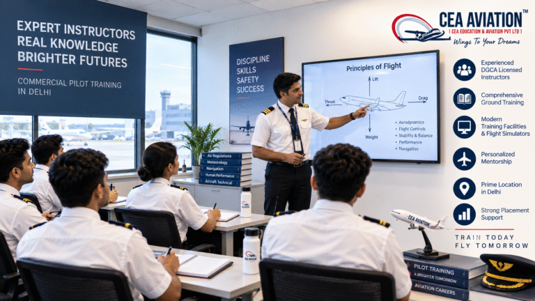 CEA Aviation instructors - commercial pilot training Delhi