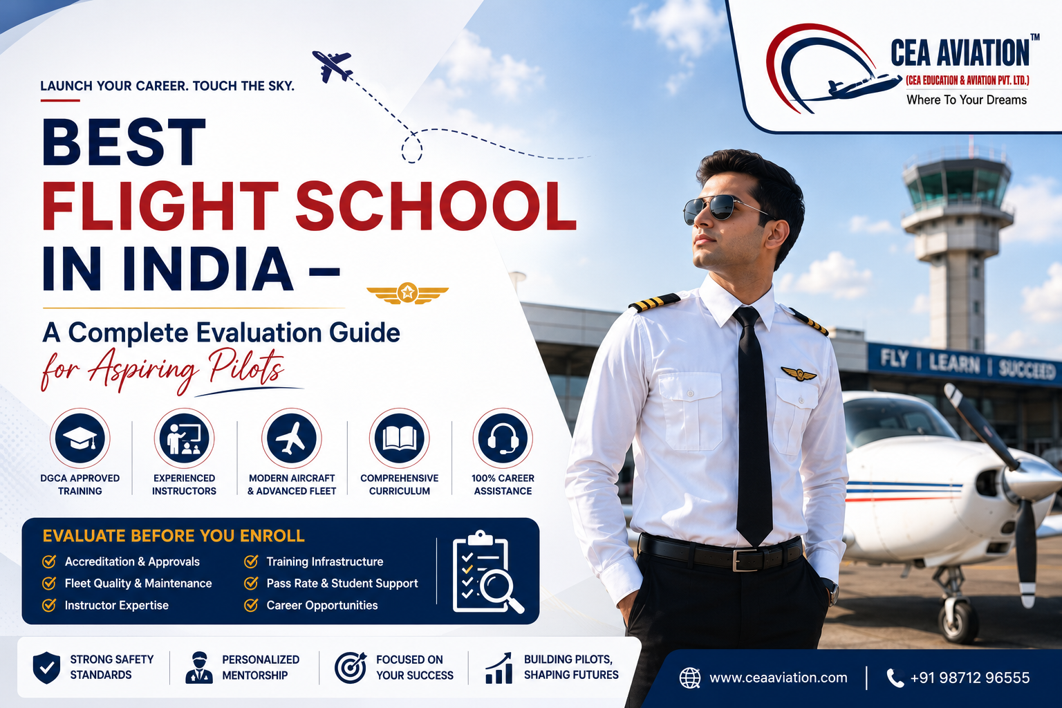 Best Flight School in India – A Complete Evaluation Guide for Aspiring Pilots - CEA Aviation