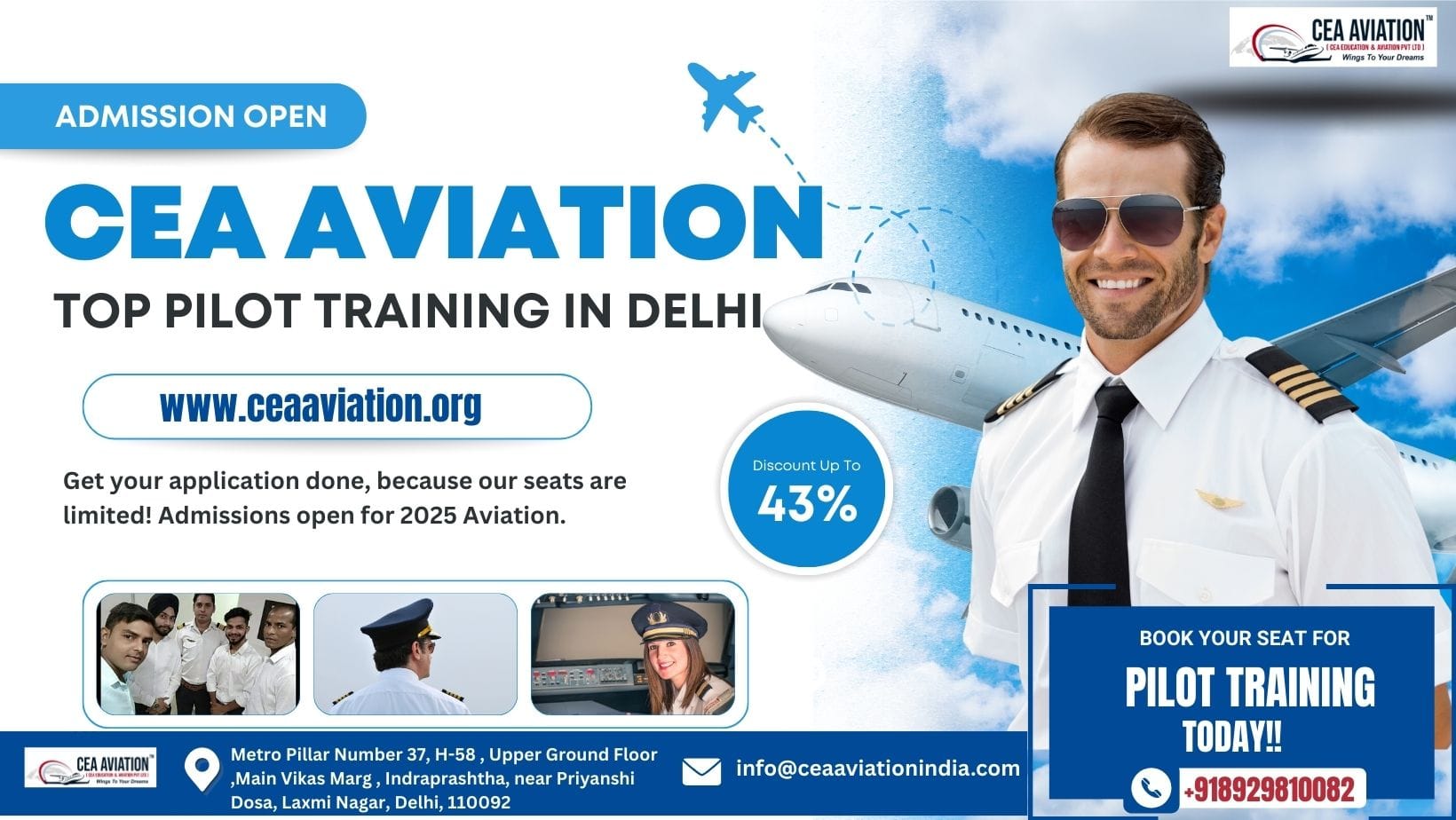 Top Best Pilot Training Institute in Delhi