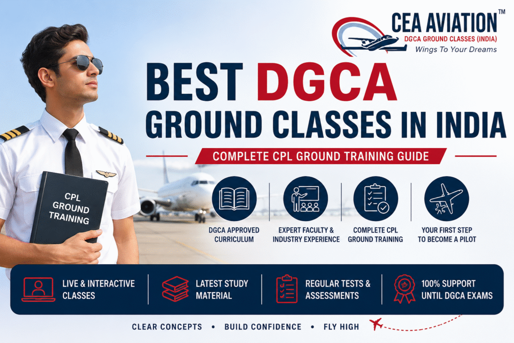 Best DGCA Ground Classes in India – Complete CPL Ground Training Guide - CEA Aviation
