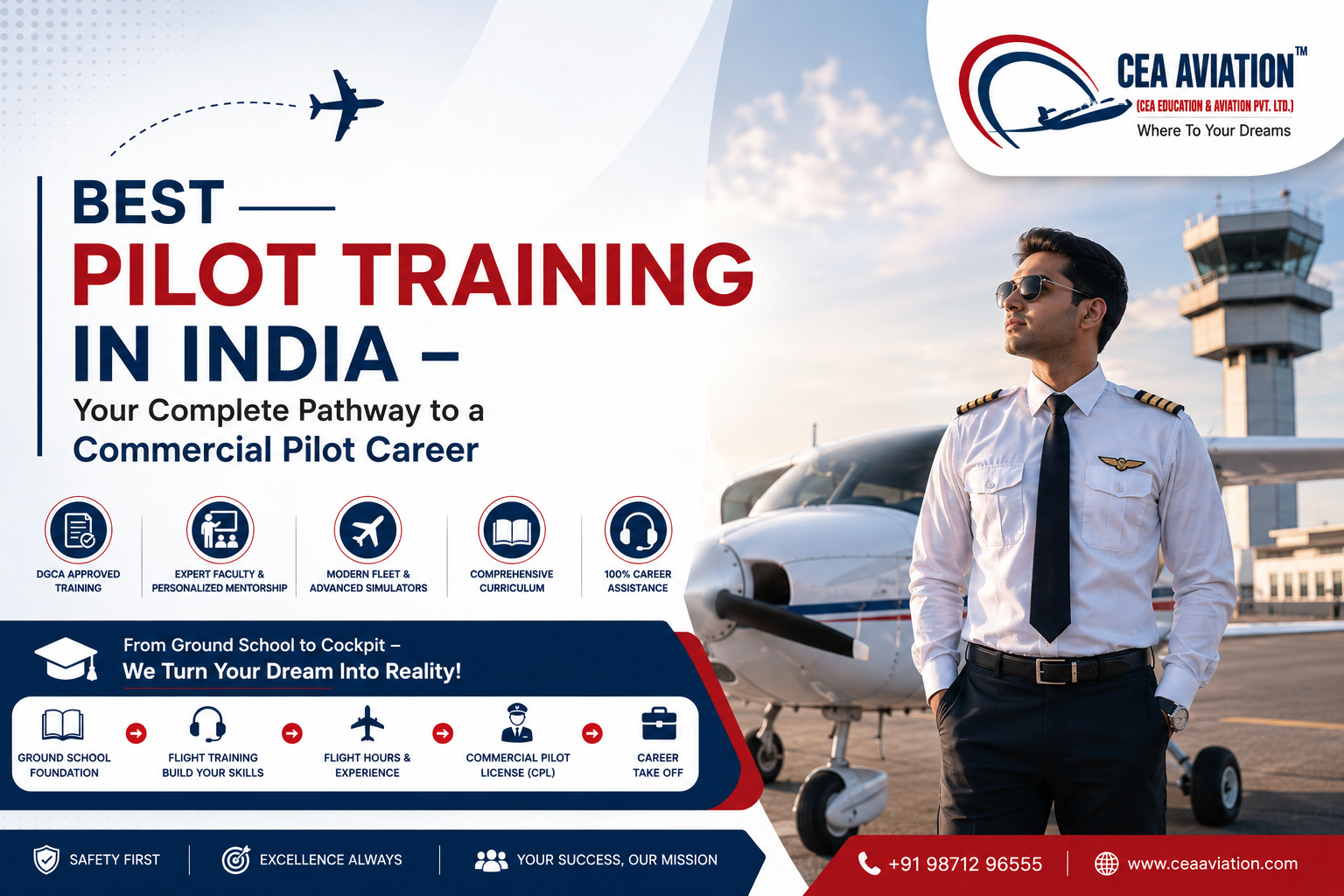 Best Pilot Training in India – Your Complete Pathway to a Commercial Pilot Career