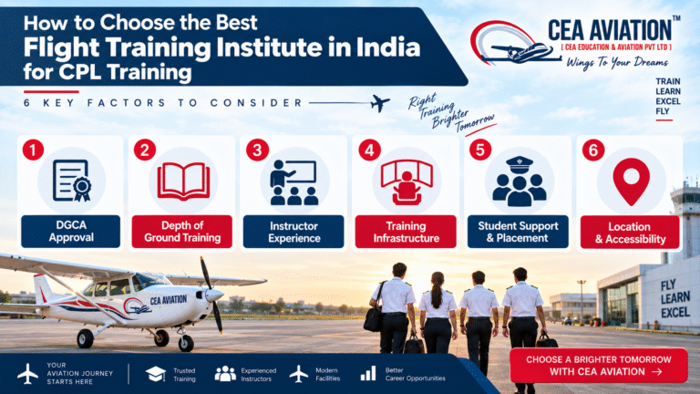 How to choose a flight training institute in India - checklist | CEA Aviation