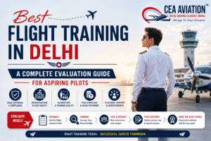 Best Flight Training in Delhi – A Complete Evaluation Guide for Aspiring Pilots - CEA Aviation