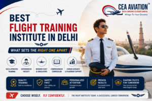 Best Flight Training in Delhi – A Complete Evaluation Guide for Aspiring Pilots - CEA Aviation