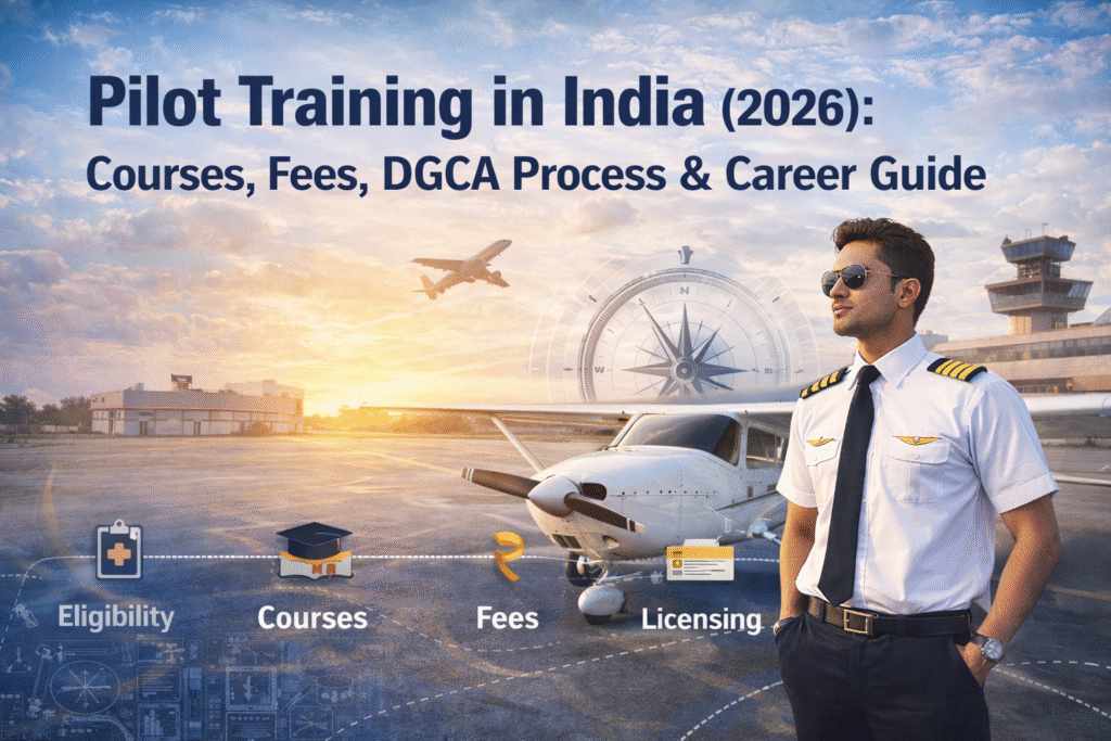 Pilot Training in India (2026): Courses, Fees, DGCA Process & Career Guide | CEA Aviation