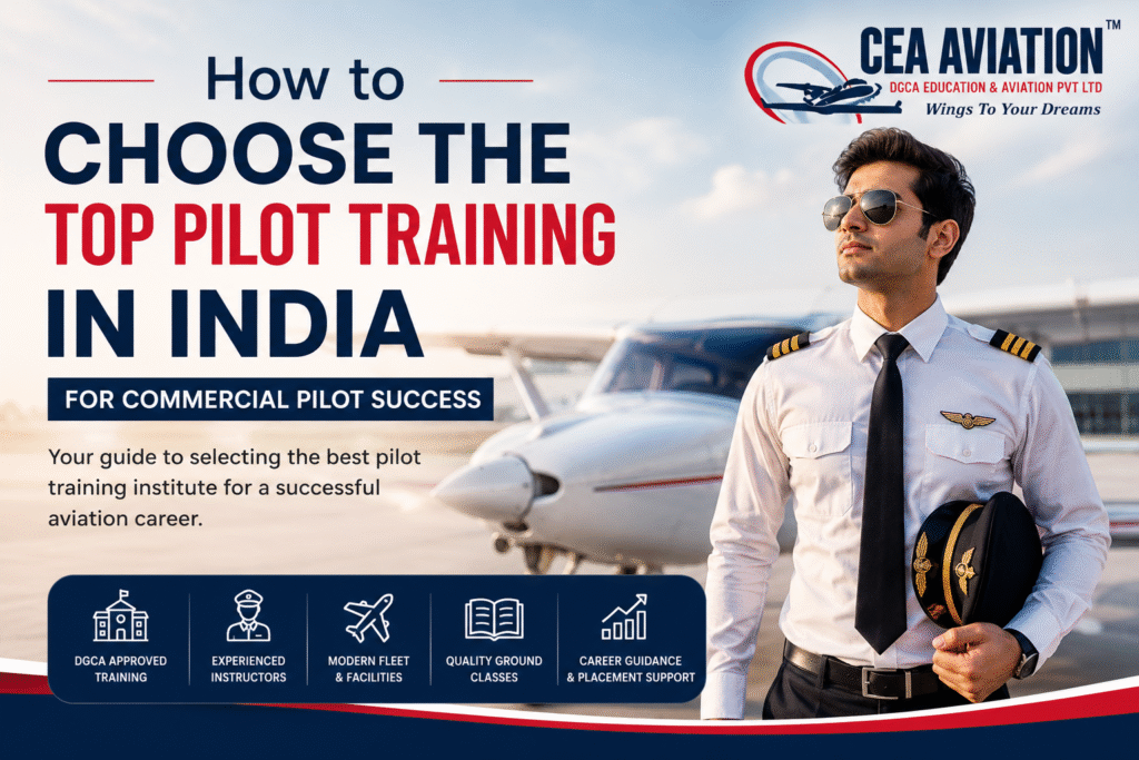How to Choose the Top Pilot Training in India for Commercial Pilot Success - CEA Aviation