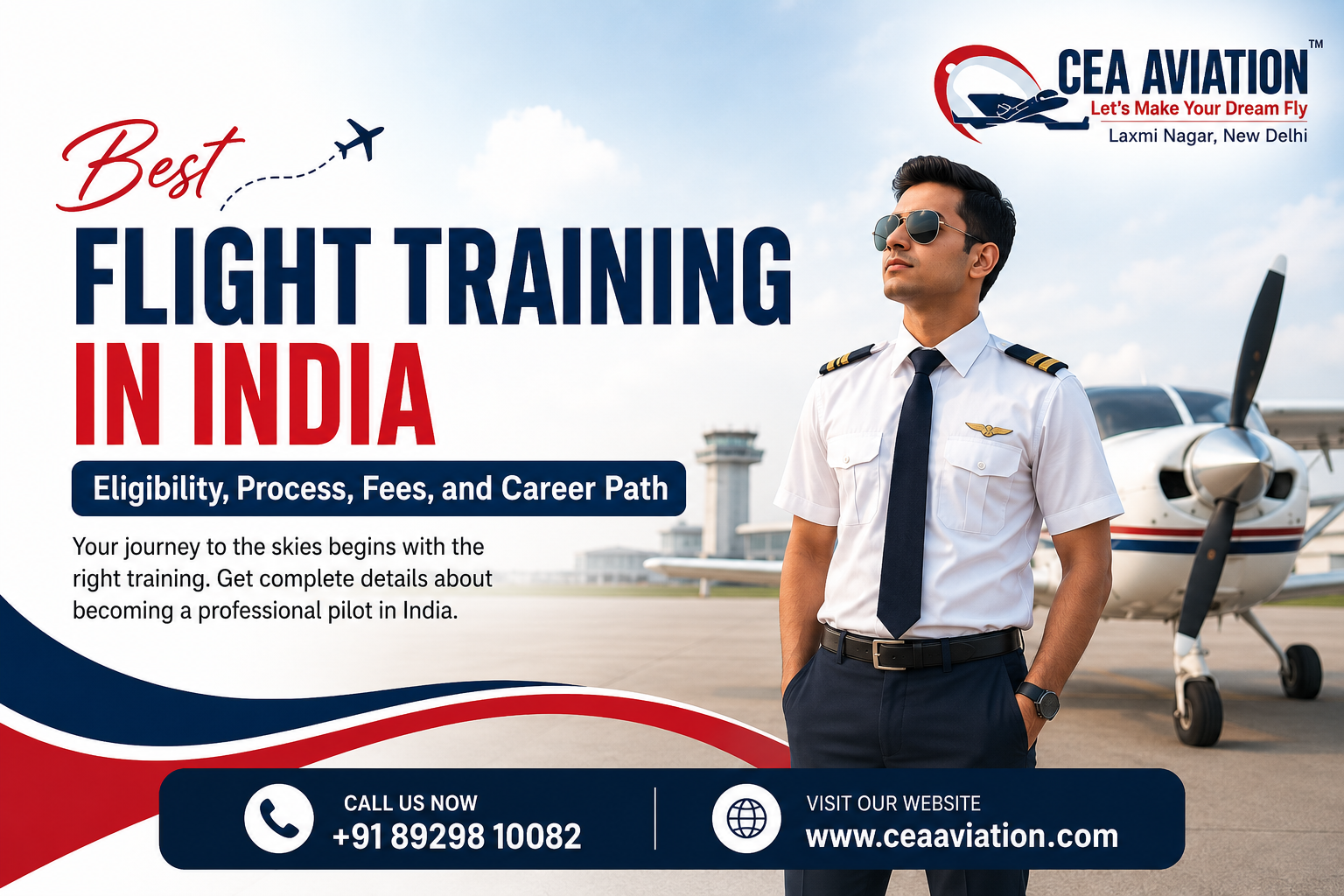 Best Flight Training in India – Eligibility, Process, Fees, and Career Path - CEA Aviation